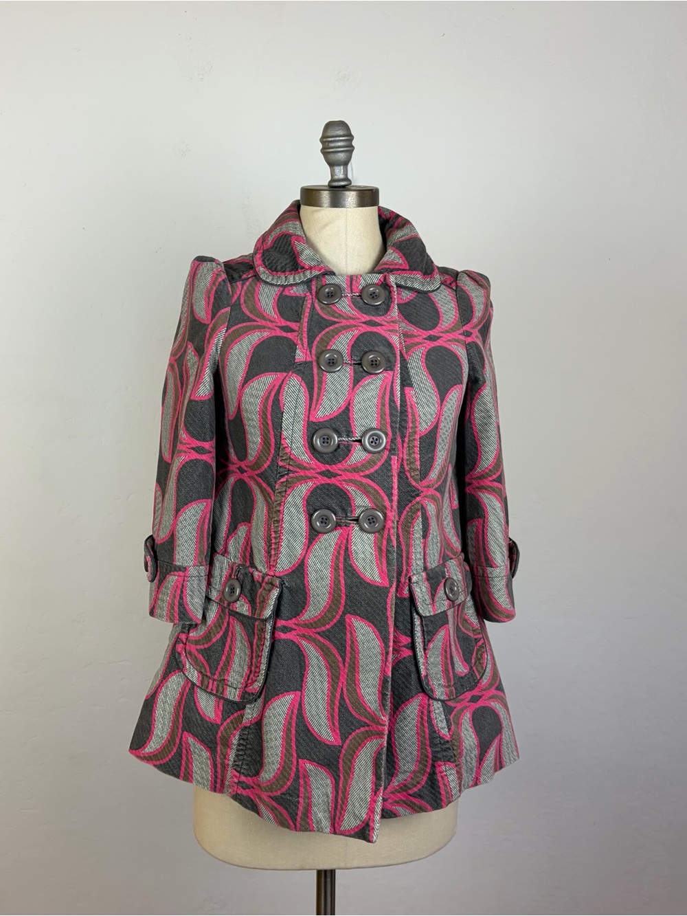 Anthropologie Elevenses Lotus Jacket